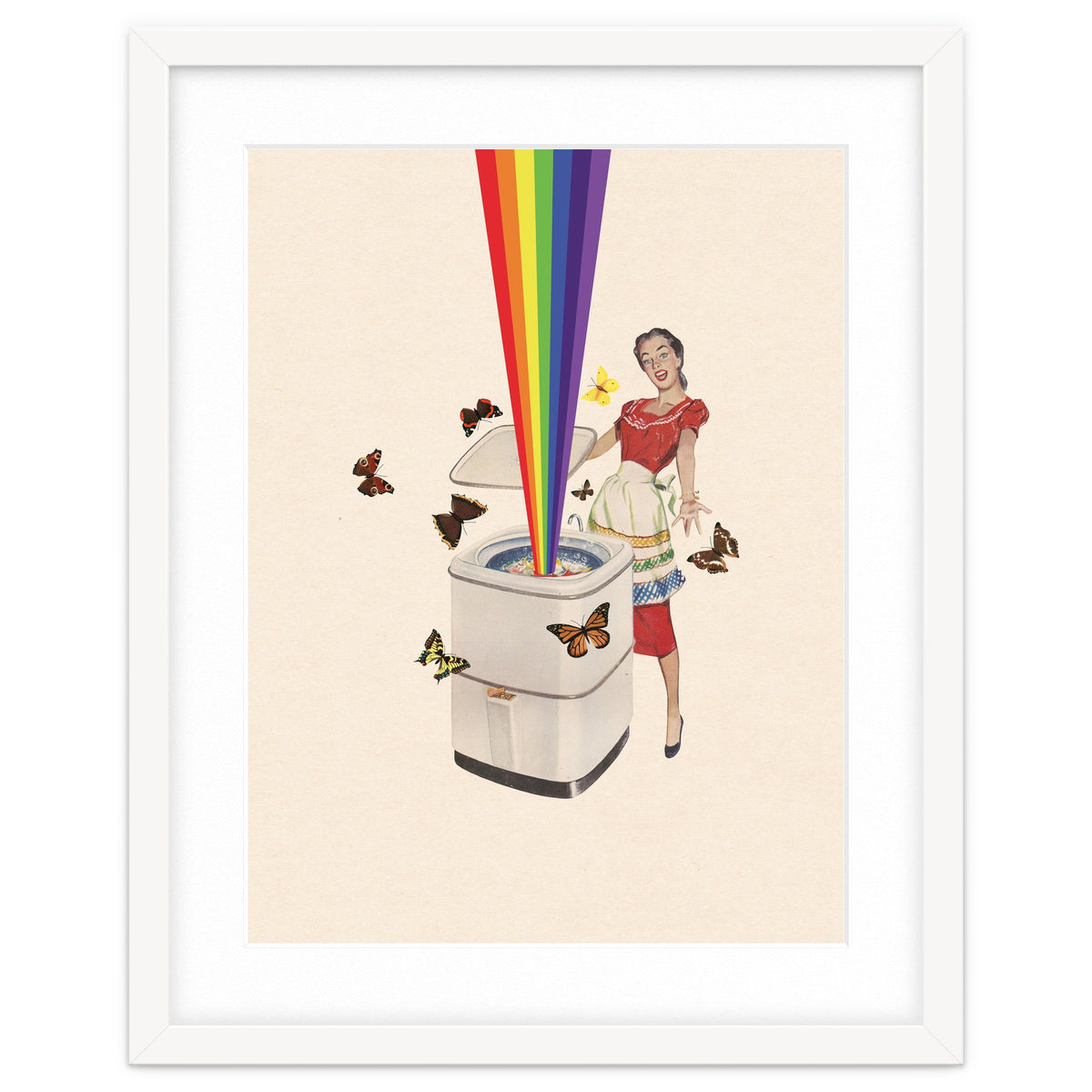 Rainbow Washing Machine