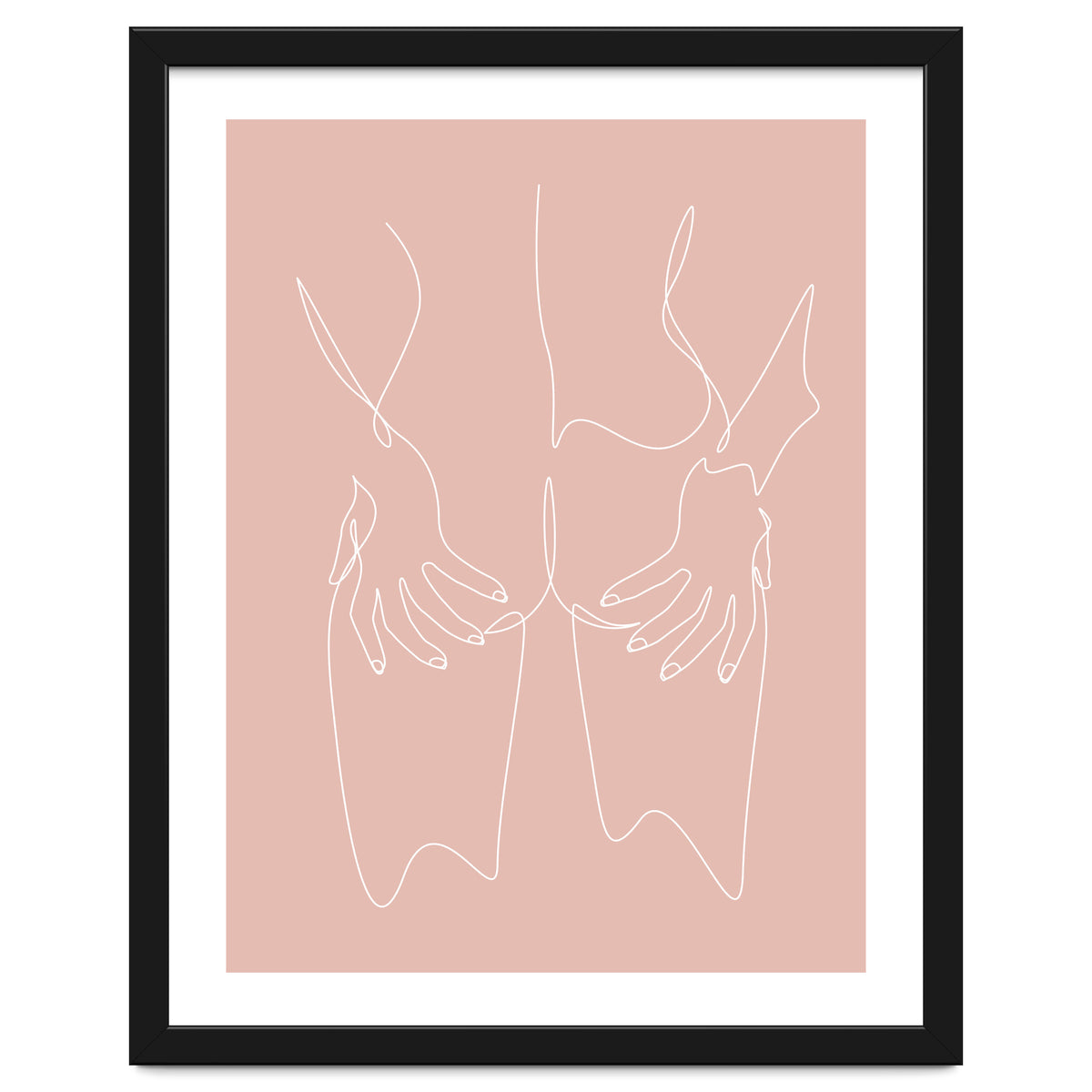 hot girl nude line pink