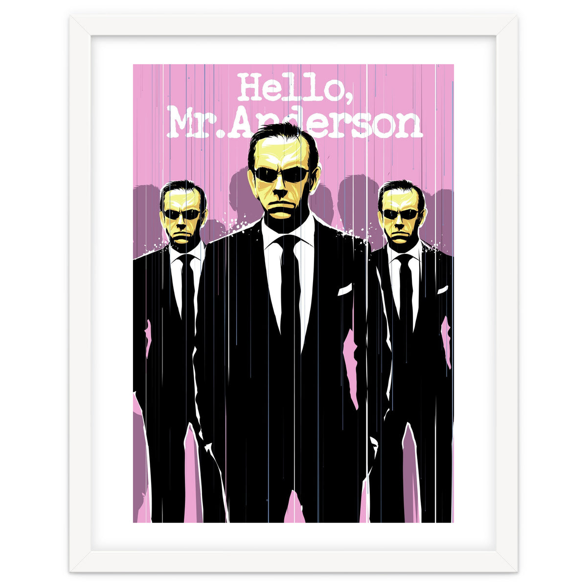 Hello Mr Anderson Matrix movie poster