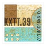 Abstract Industrial Sand And Blue (Print Only) thumbnail