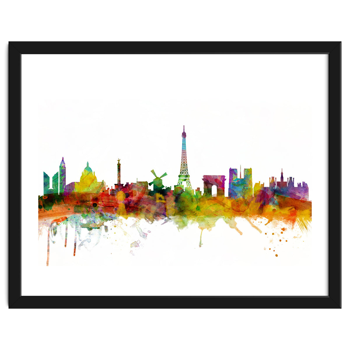 Paris France Skyline