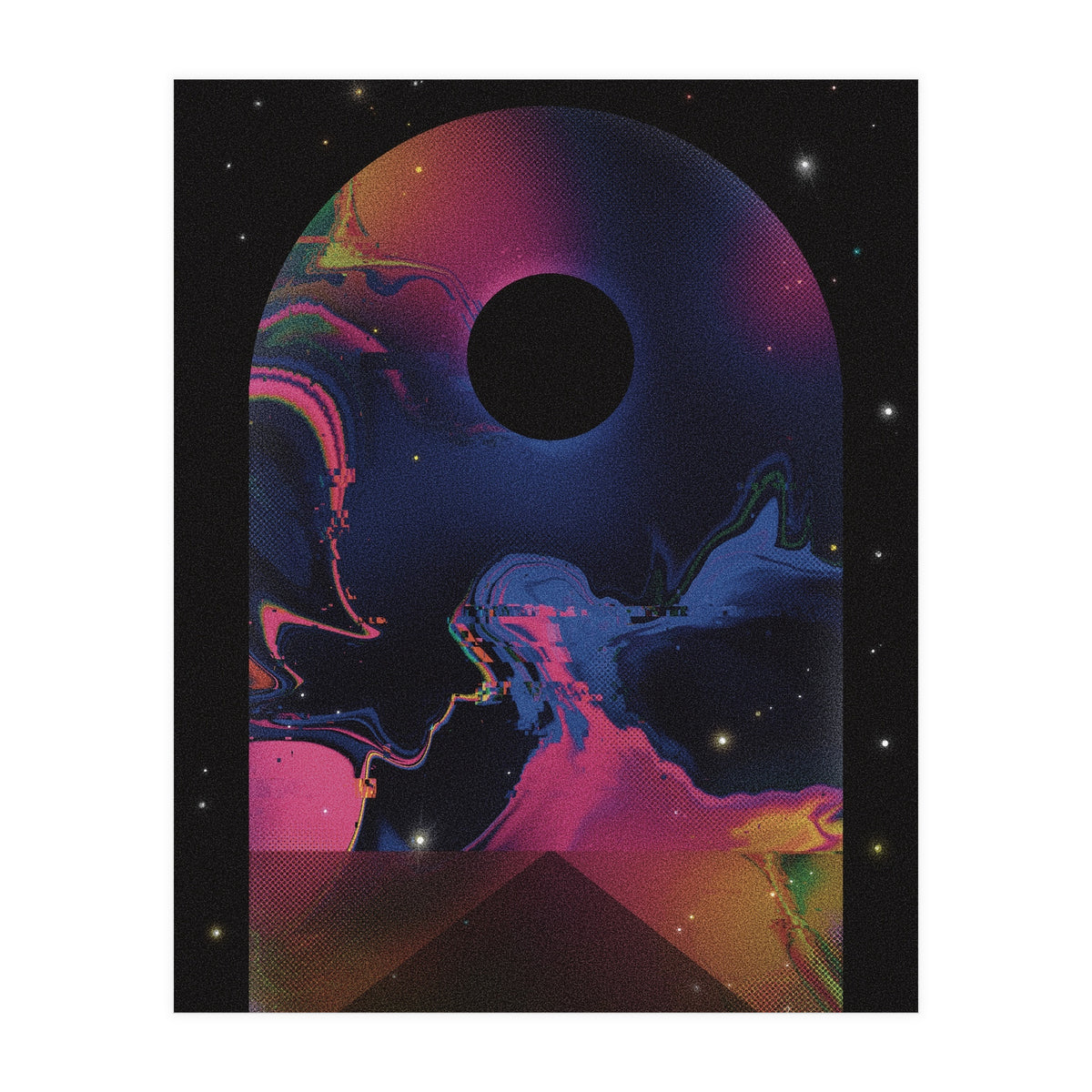 Night Road Landscape (Print Only)