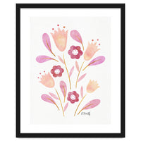 Watercolour Tulips | Pink
