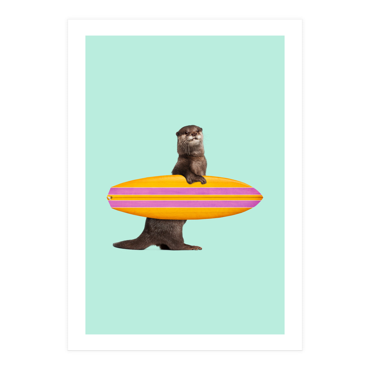 Surfing Otter (Print Only)