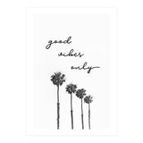 GOOD VIBES ONLY Dreaming under palm trees (Print Only) thumbnail