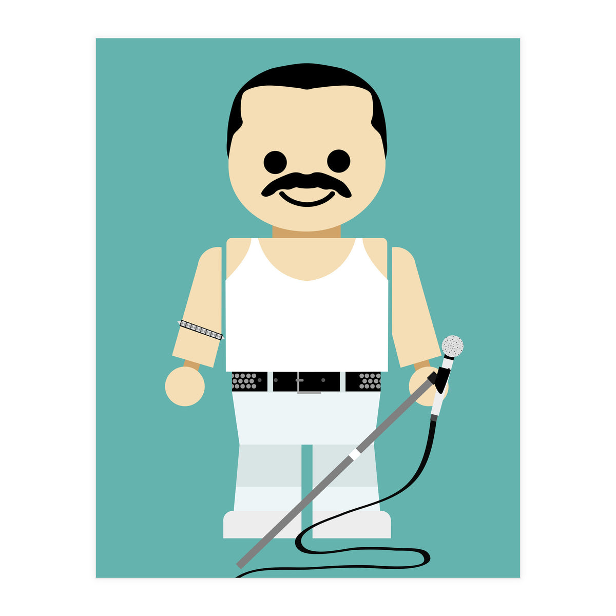 Freddie Mercury Toy (Print Only)