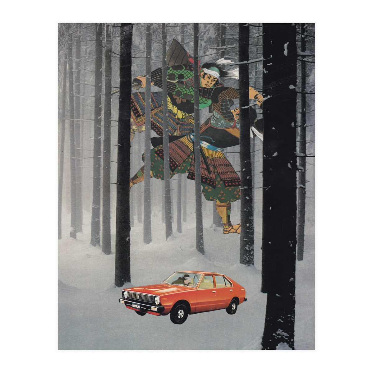 Dreaming In The Red Car (Print Only)