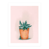 Aloe in orange pot (Print Only) thumbnail
