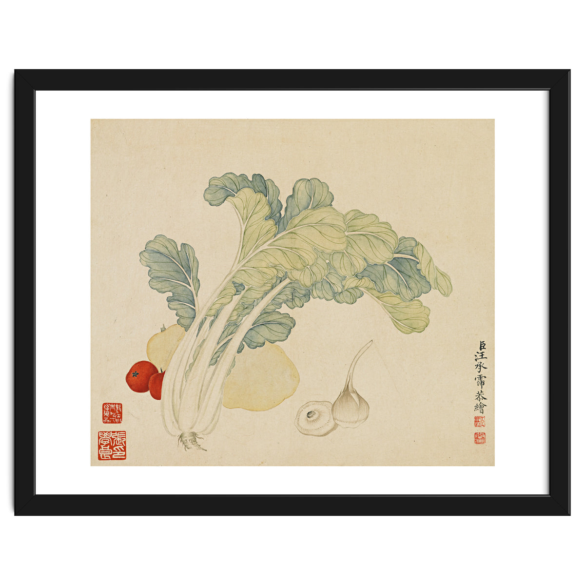 Wang Chengyu ~flowers, Vegetables, Chinese Cabbage, Potatoes, Garlic, Tomatoes, Vegetables