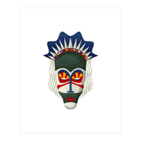 Tribal Mask 17 (Print Only)