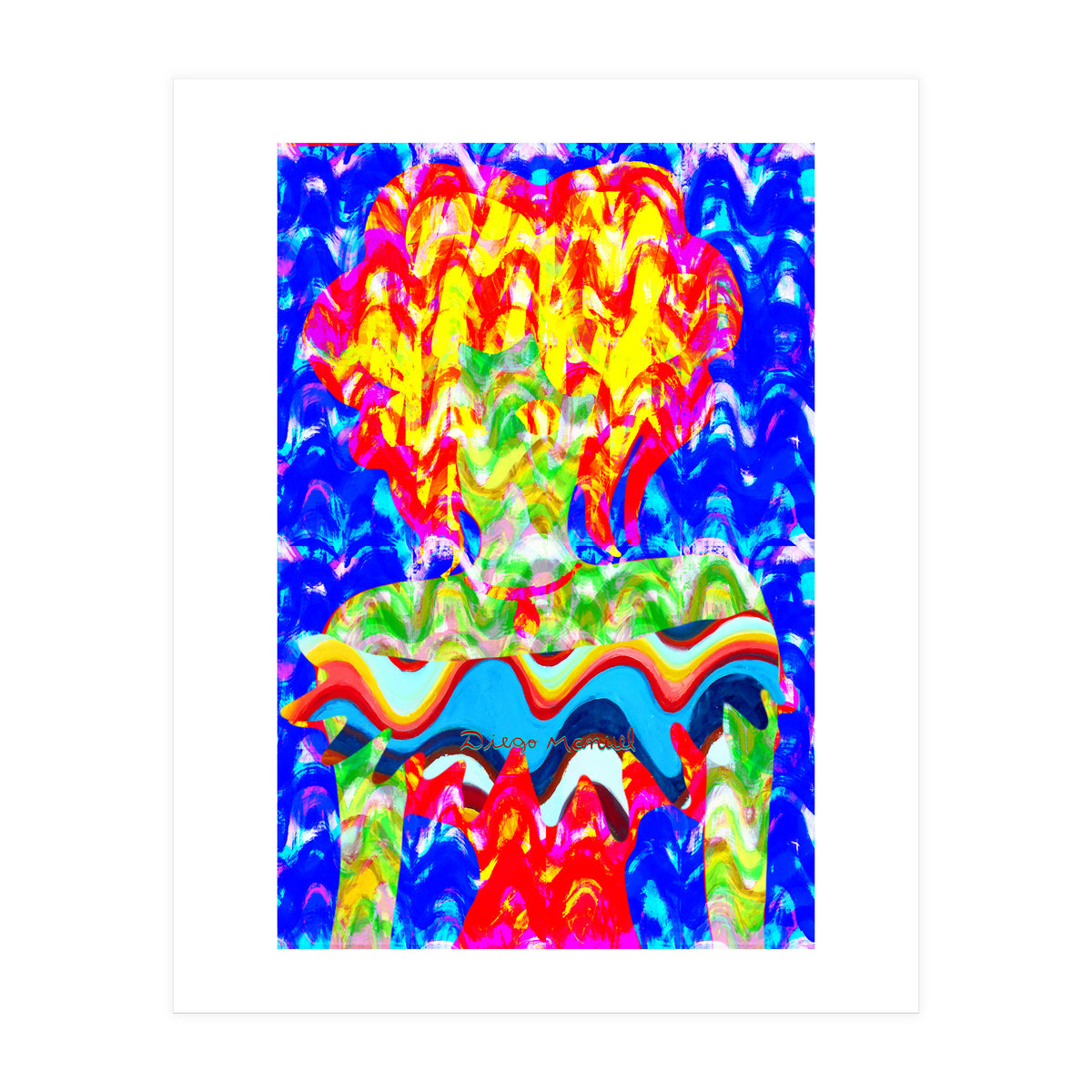 Pop Abstract girl (Print Only)