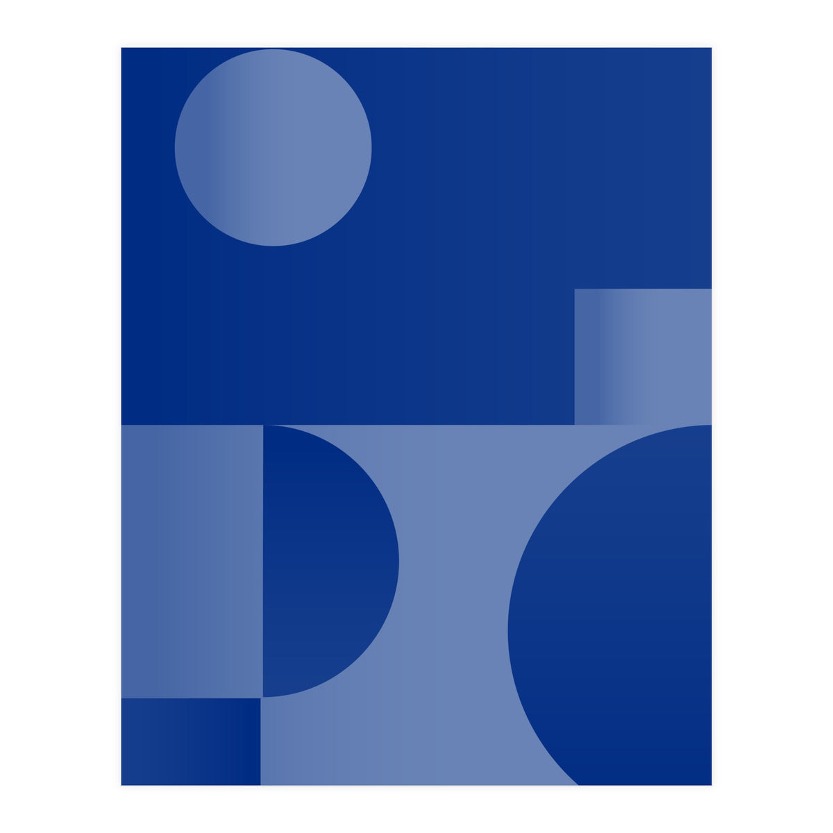 Midnight sea dreams | abstract modern (Print Only)