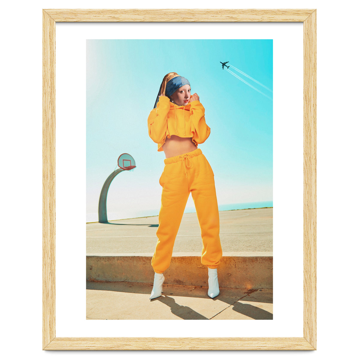 The Girl In Yellow Joggers