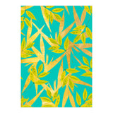 Gold & Teal Florals (Print Only) thumbnail