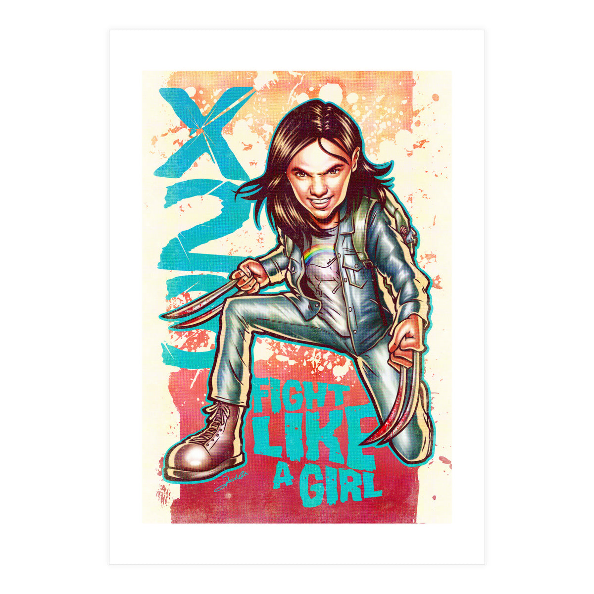 Fight Like A Girl (Print Only)