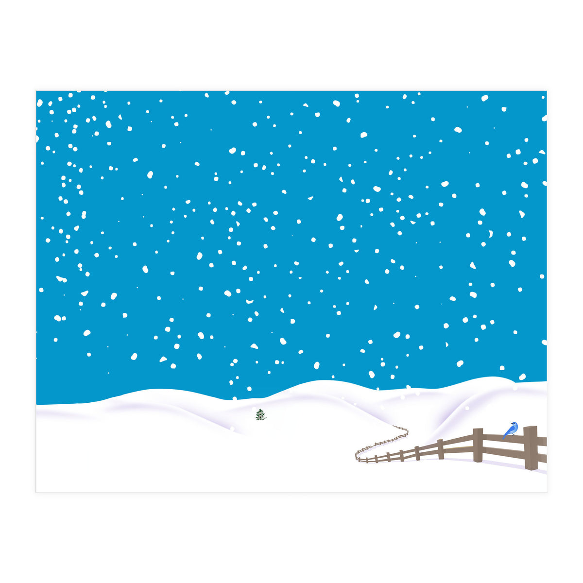 Country Snow (Print Only)