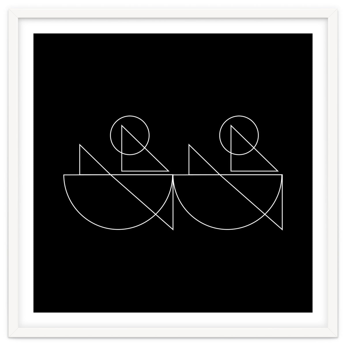 Kayakers | modern geometric