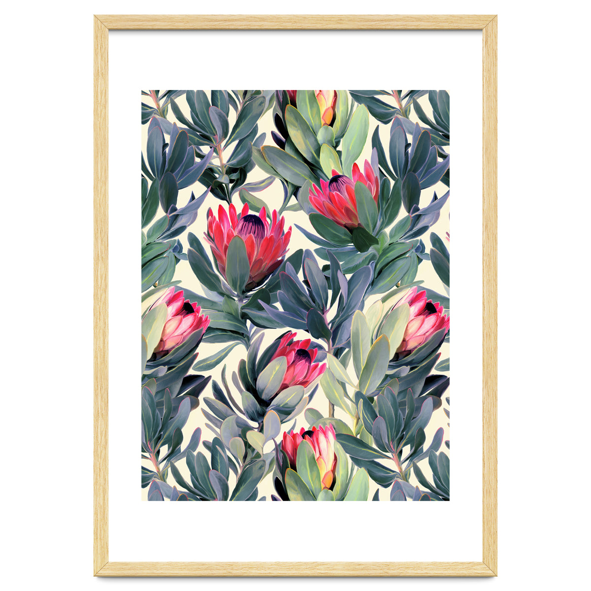 Painted Protea Pattern