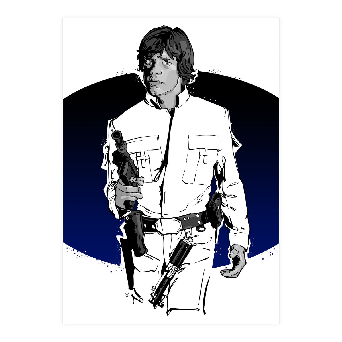 Luke Skywalker STAR WARS (Print Only)