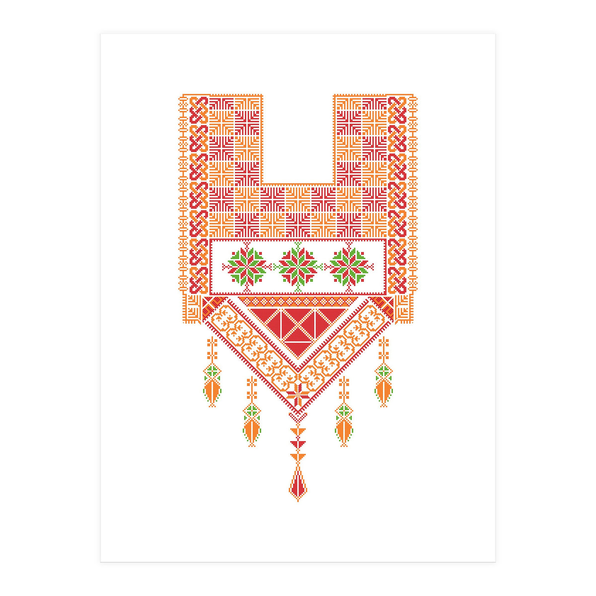 Tatreez Ornament 2 (Print Only)