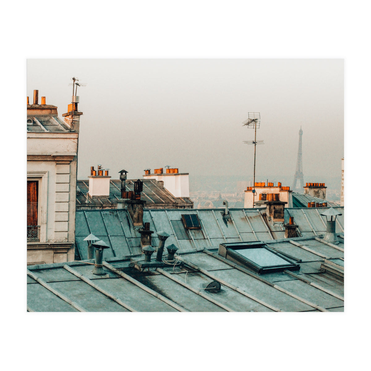 Paris Rooftop #1  (Print Only)
