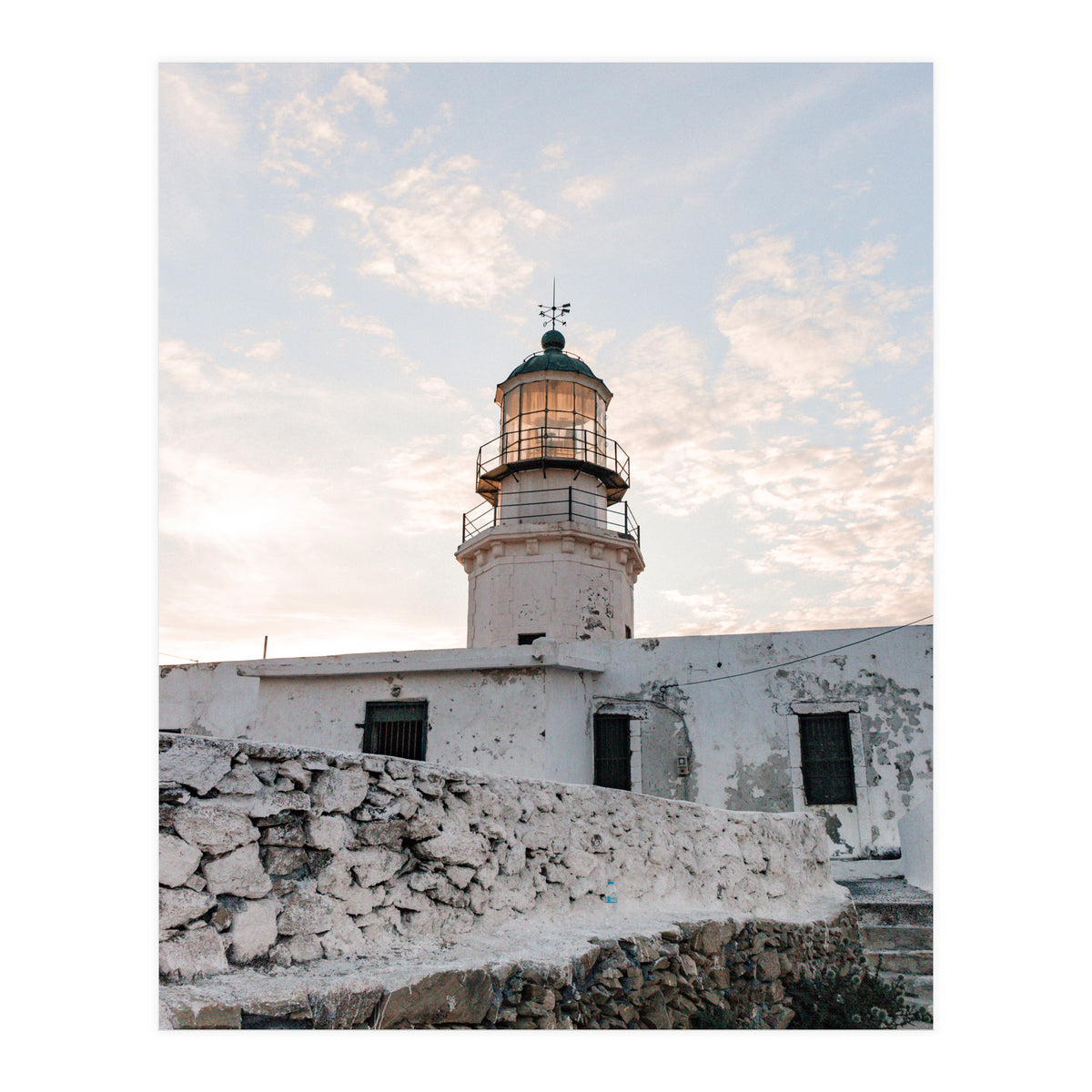 Armenistis Lighthouse Portrait (Print Only)