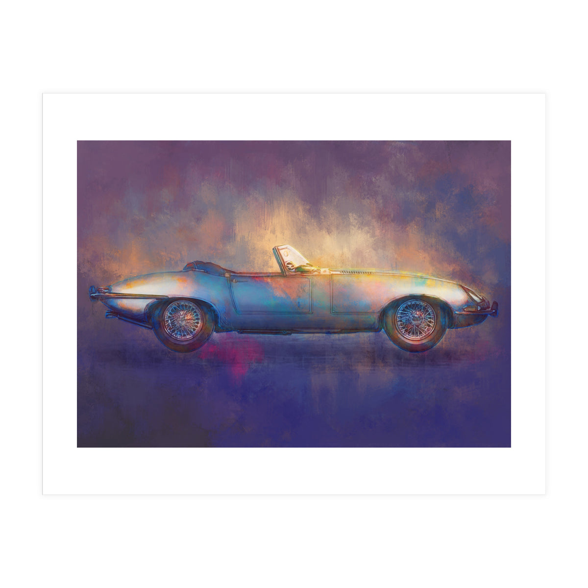 Jaguar E Type (Print Only)