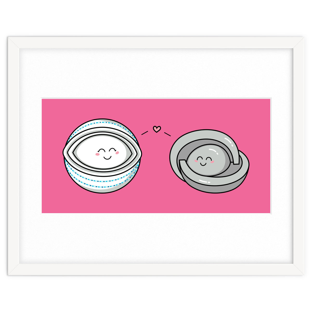 Kawaii Cute Timeless Mothership and Lifeboat Time Machines