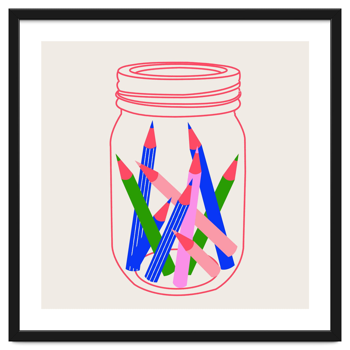 Jar Of Pencils