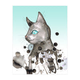 Wild grunge cat (Print Only) thumbnail