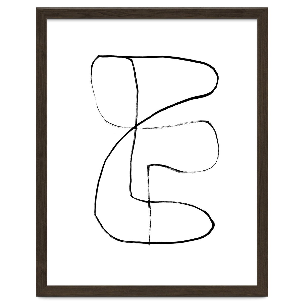 Mid-Century Line Art Print #1