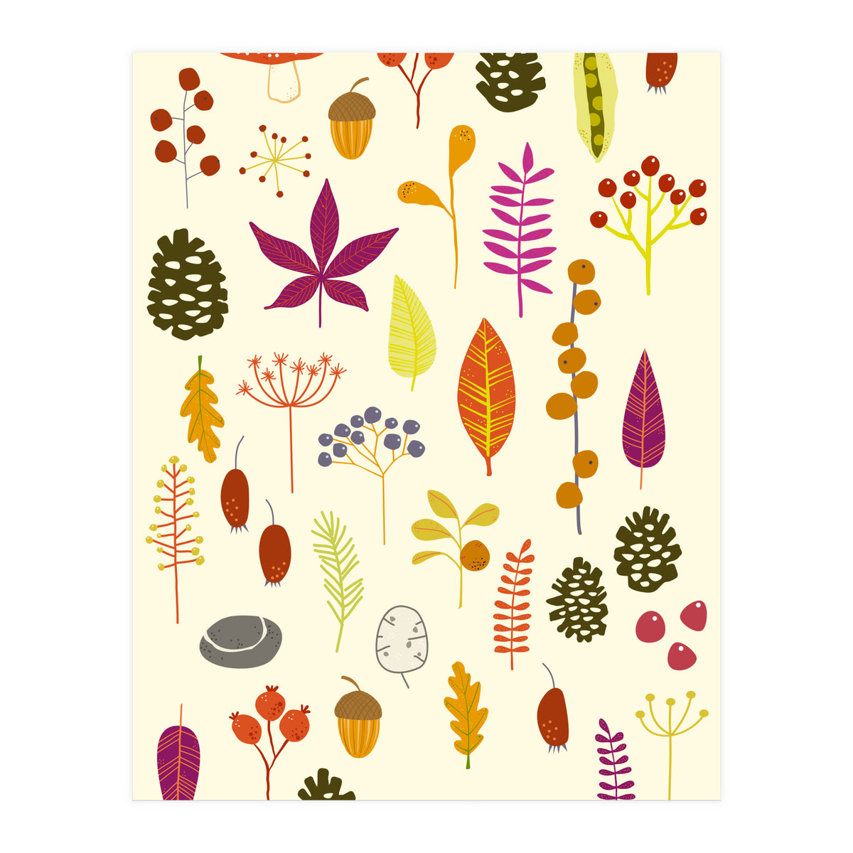 Autumn Nature Bits (Print Only)