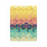 Colorful and golden pattern I (Print Only) thumbnail