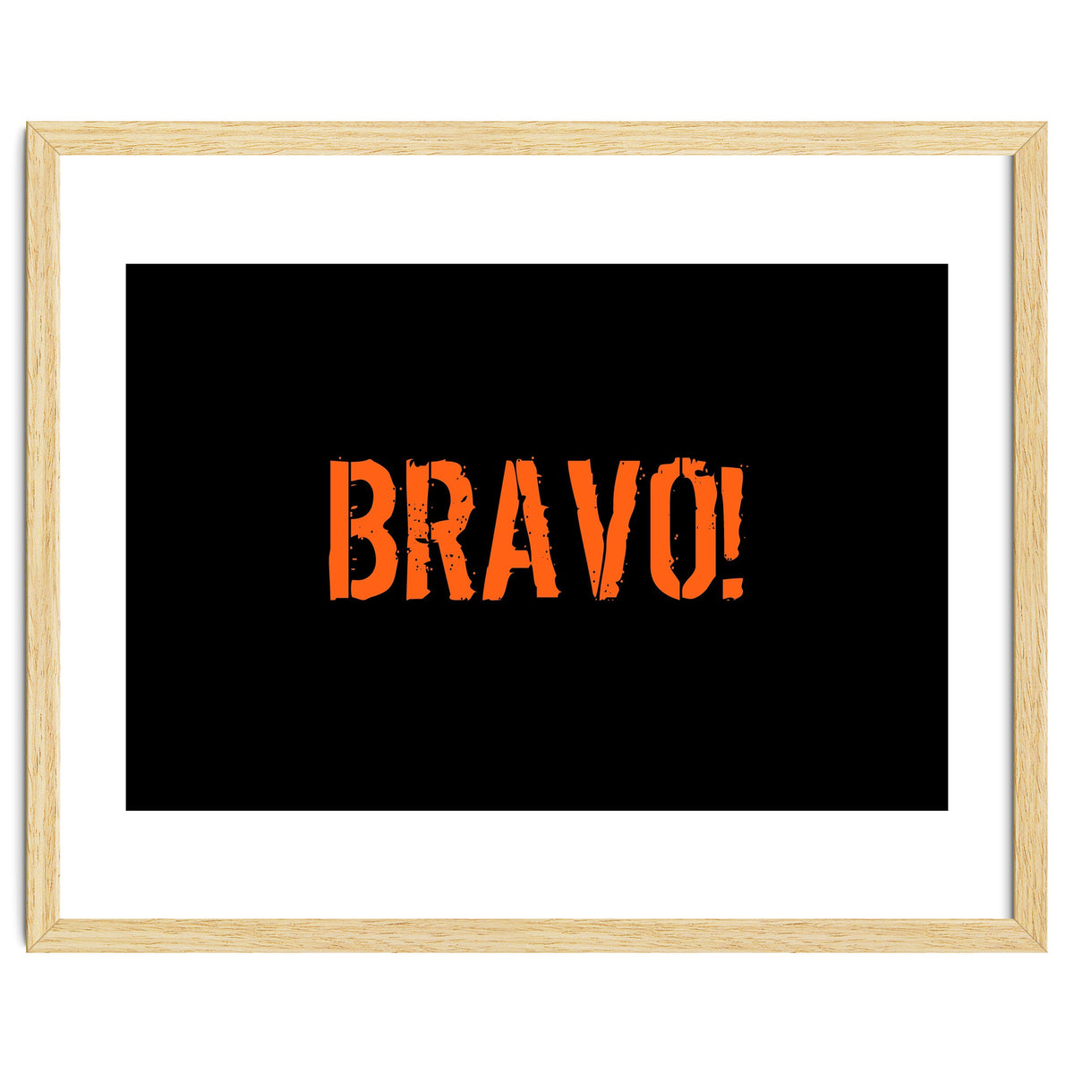 Bravo! Italian saying