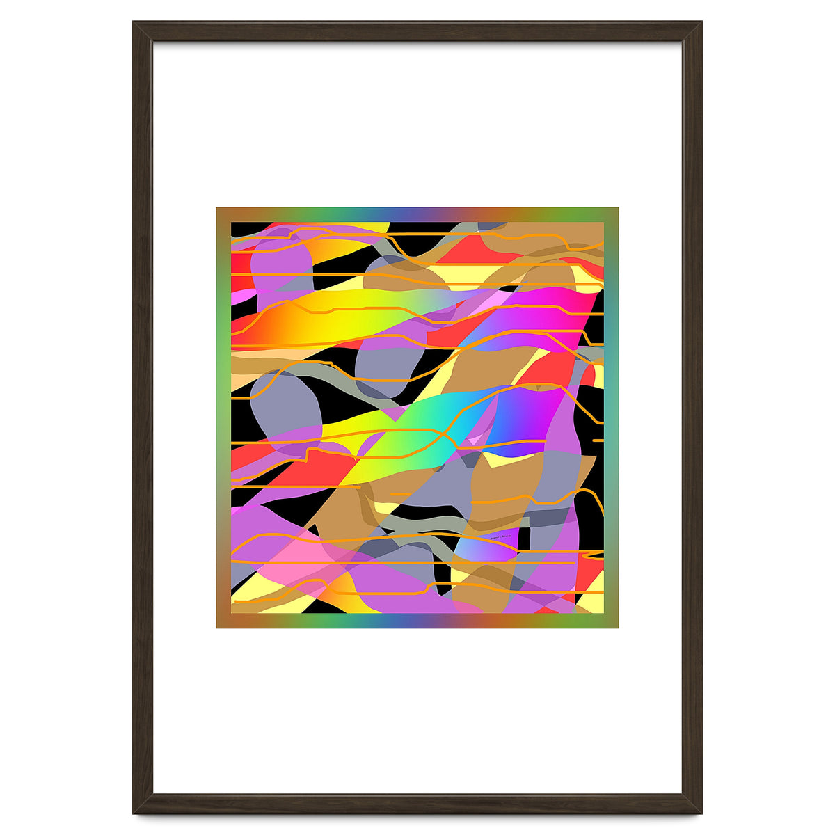 ABSTRACT COLOR BANDS