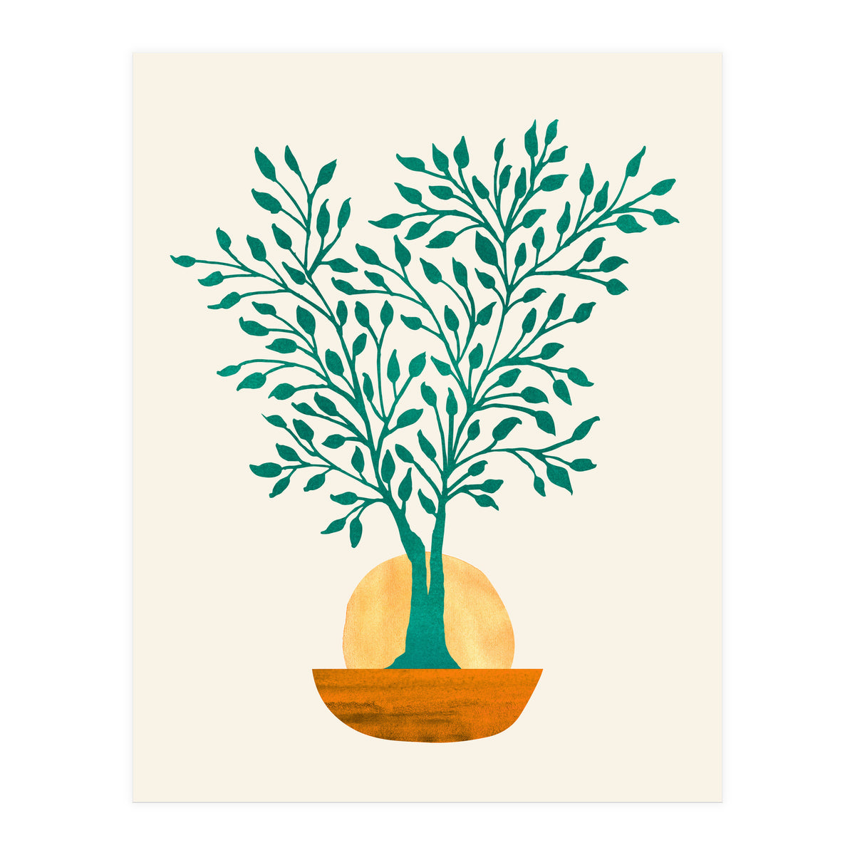 Emerald Ficus Sunset (Print Only)