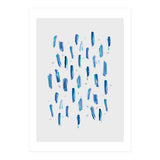 Brush Strokes Blue (Print Only) thumbnail