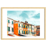 Burano Island | Colorful Patel Architecture Building | Watercolor Travel Painting thumbnail