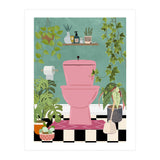 Botanical Loo in Jungle Bathroom (Print Only) thumbnail