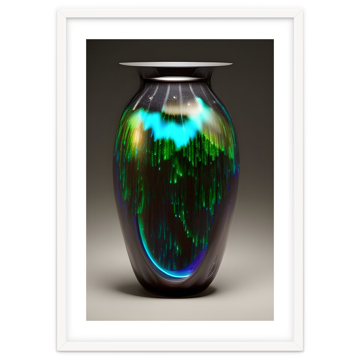 Antique Cosmic Vase Digital AI Art