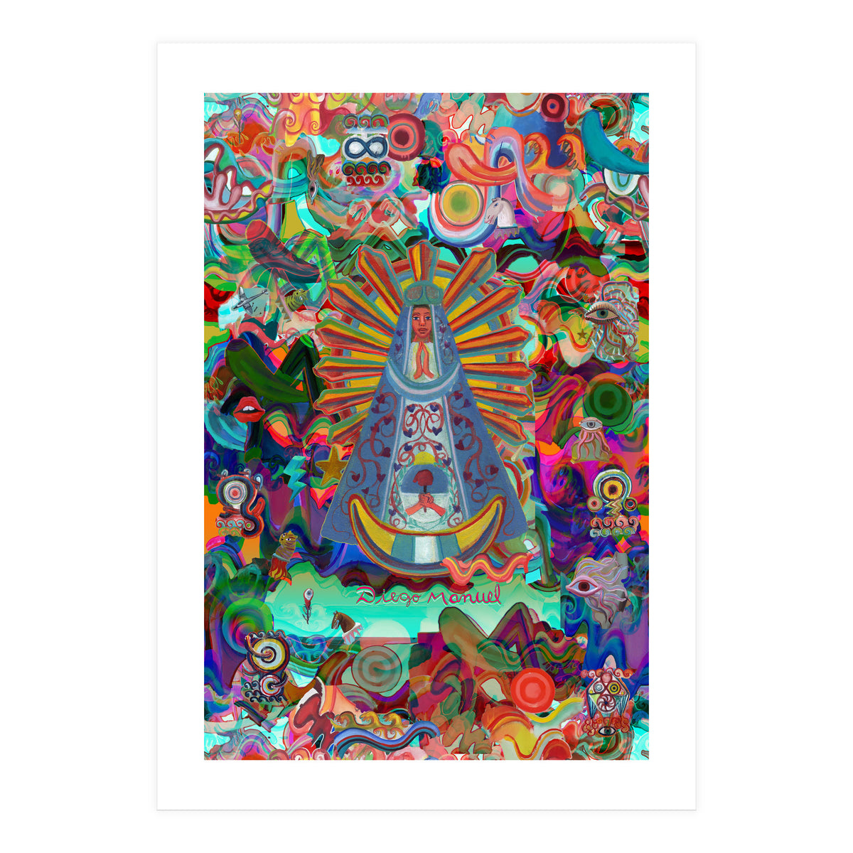 Virgen Y Graffiti (Print Only)