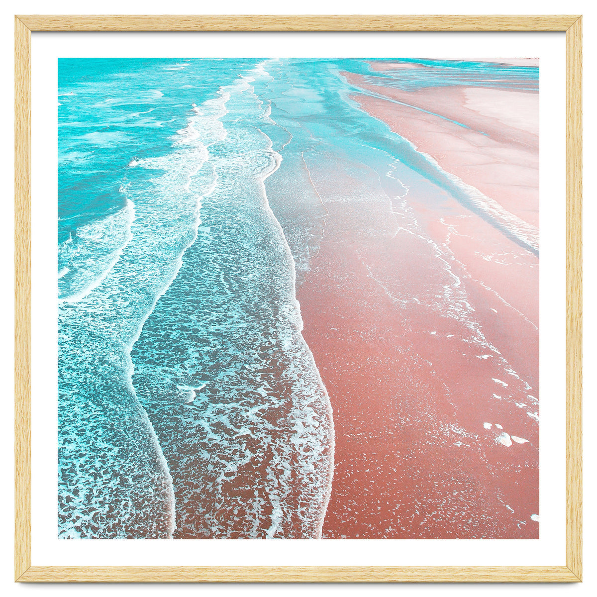 Sea Blue And Rose Gold