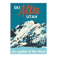 Ski Alta Utah vintage poster (Print Only)