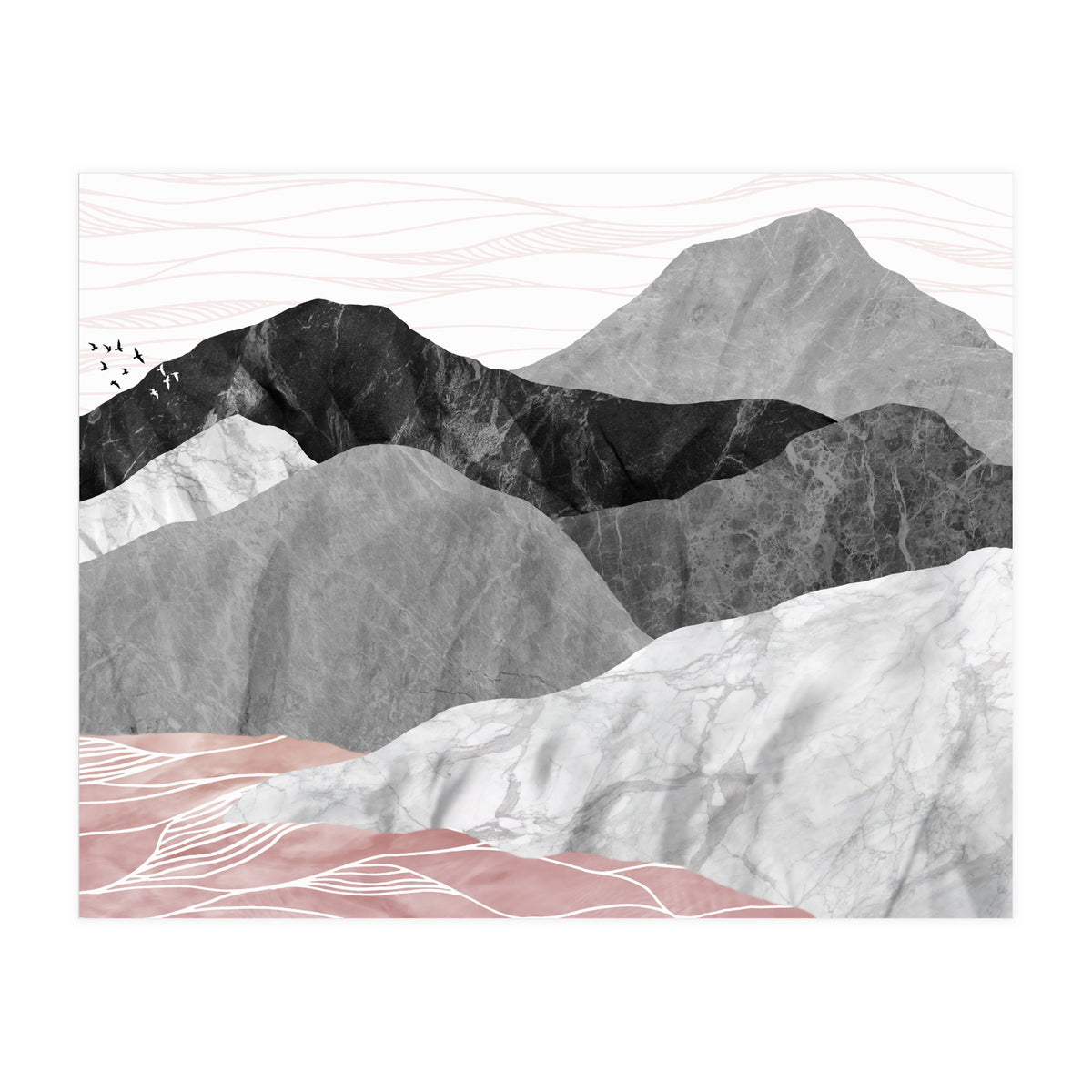 Marble Landscape 02 (Print Only)