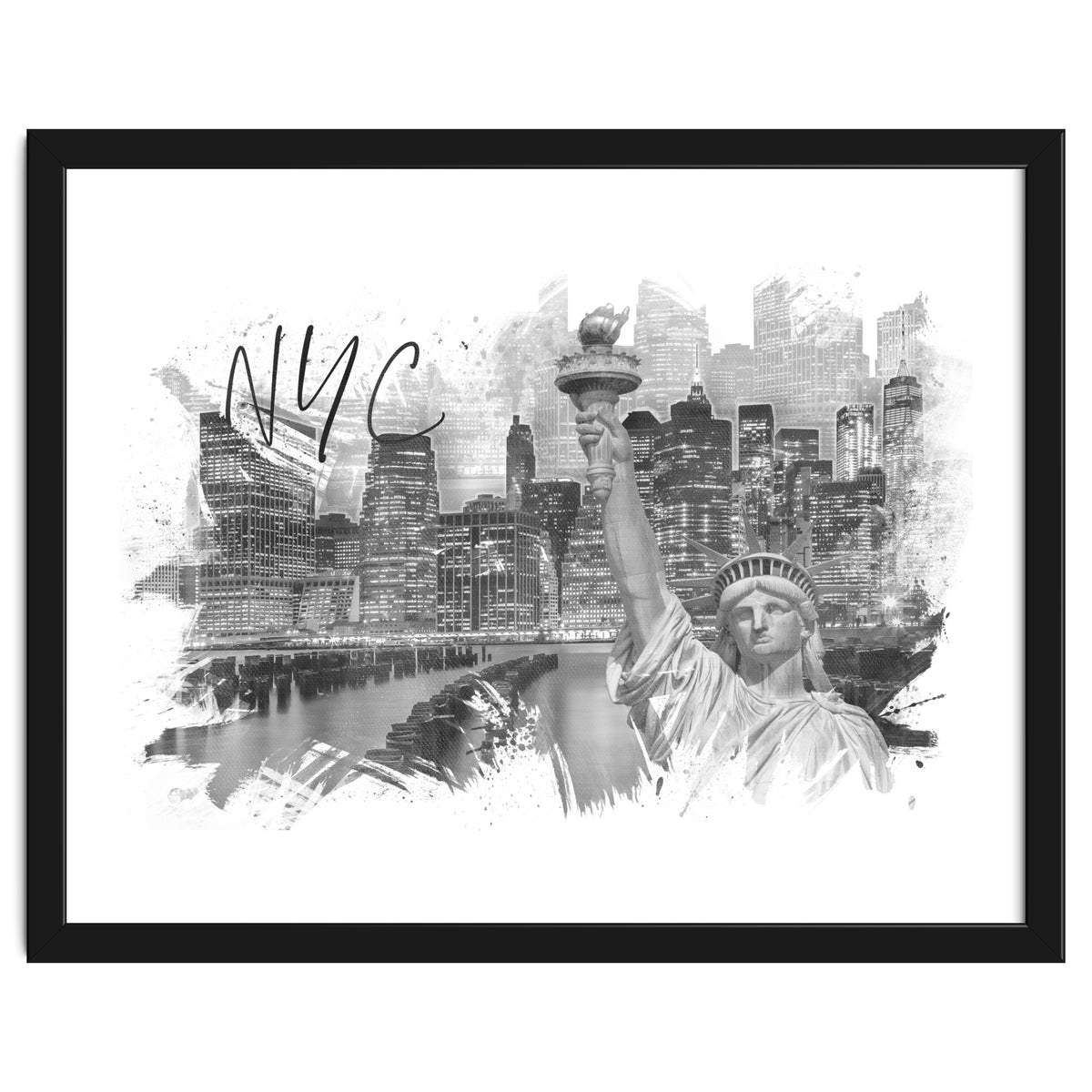 Trendy MANHATTAN Collage