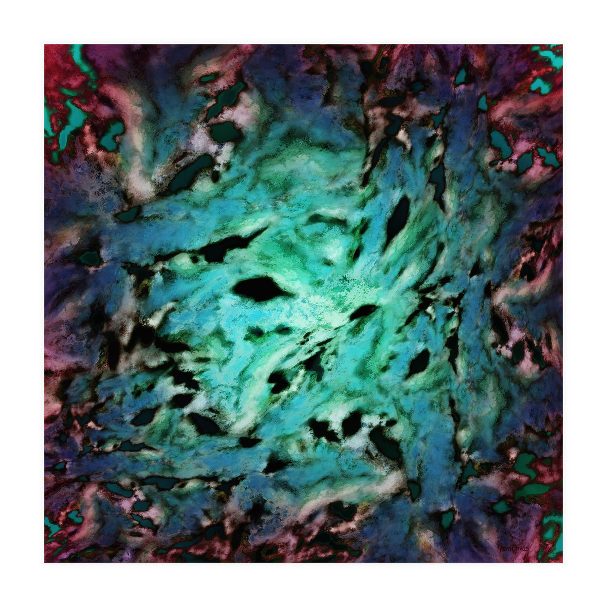 Smash Smash Turquoise (Print Only)