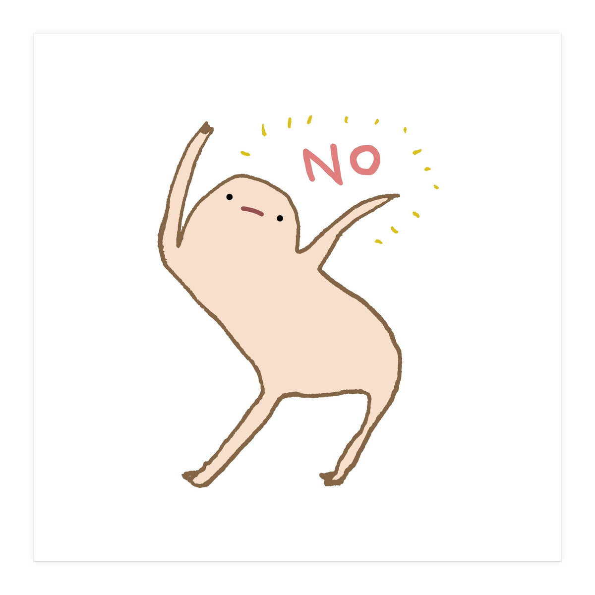 Honest Blob Says No (Print Only)