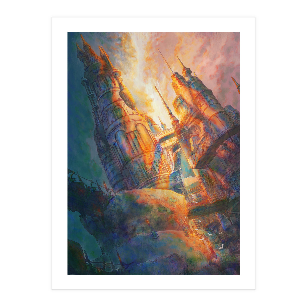 Limsa Lominsa At Dawn (Print Only)