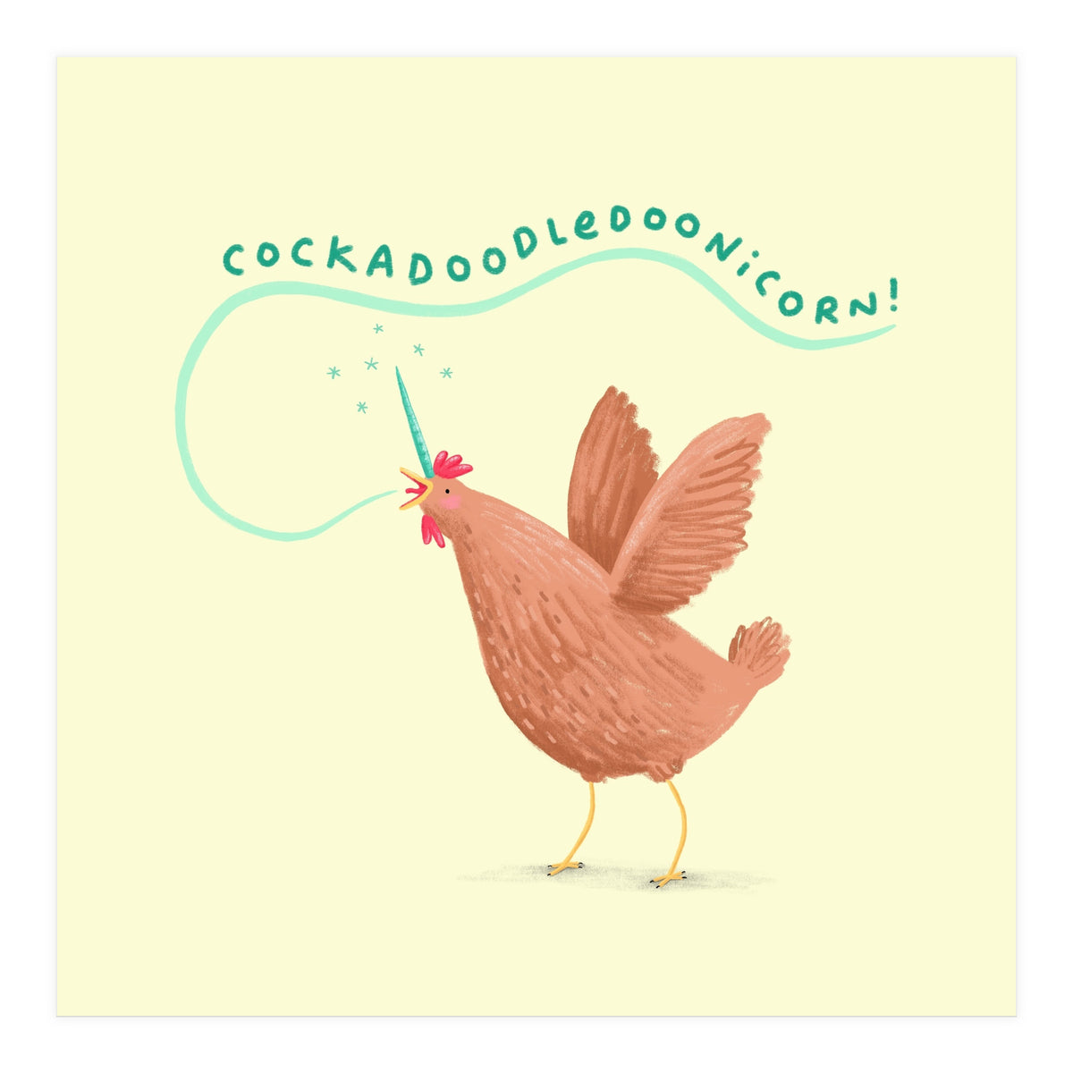 Cockadoodledoonicorn (Print Only)