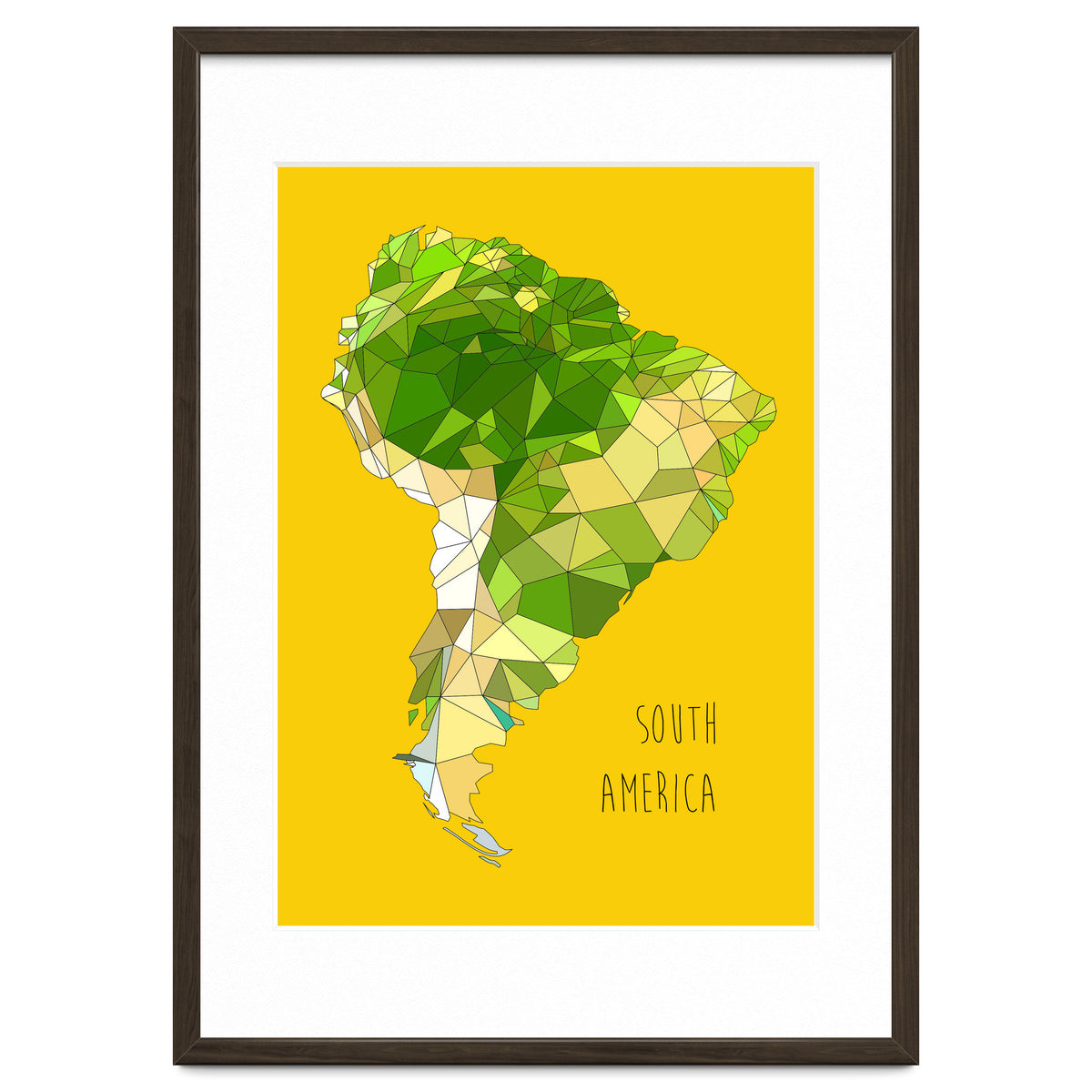 SOUTH AMERICA – Yellow